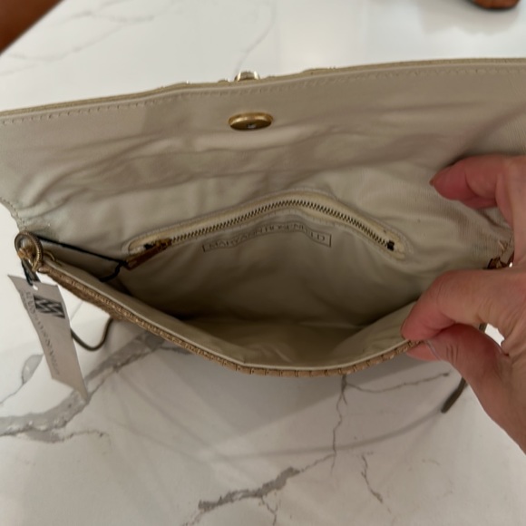 Mary Ann Rosenfeld Vintage Raffia Clutch / Shoulder - Picture 4 of 7